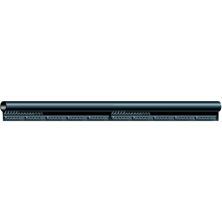 Rolă bandă picurare FLUVIA ⌀16.5cm-D10cm-6mil-4l/h/m L2300m