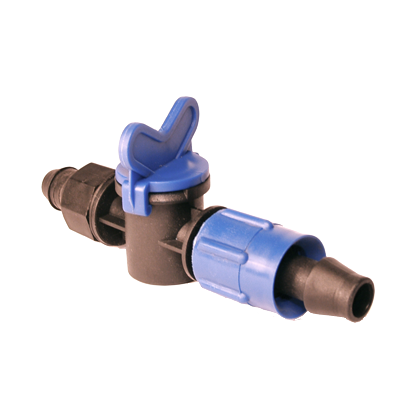 Conector cu robinet pentru țeava plastic x bandă 16.5mm 250buc